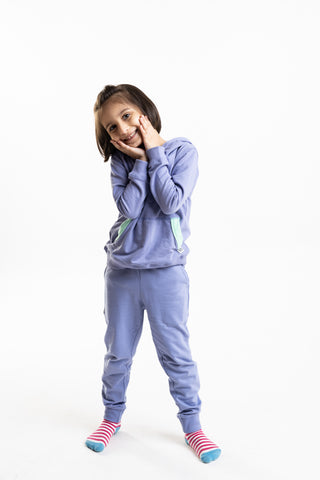 Color Pop Hoodie in Ice Blue - Unisex