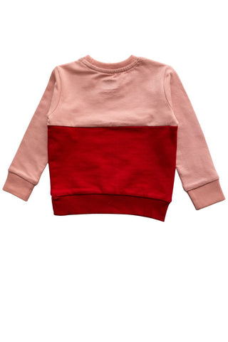 Color Play Sweatshirt in Red