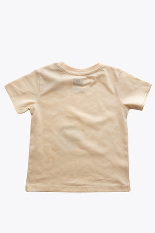 Peek-a-Bear Half Sleeve T-Shirt in Butter Cream - Unisex
