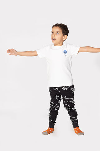 Doodle-Poodle Joggers in Black - Unisex