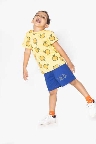Doodle-Poodle Shorts in Cobalt Blue - Unisex