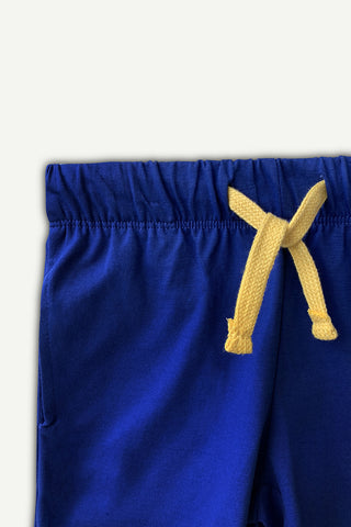 Doodle-Poodle Shorts in Cobalt Blue - Unisex