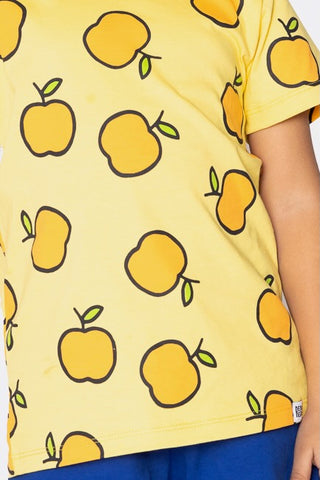 Fruit T-Shirt in Buttercup Yellow - Unisex