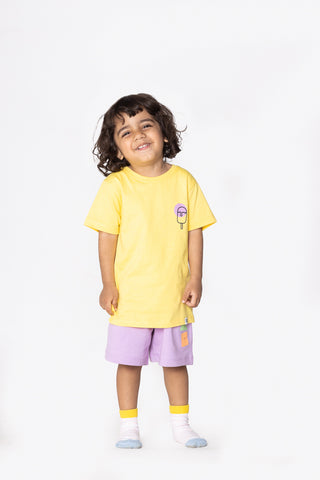 Popsicle T-Shirt in Buttercup Yellow - Unisex