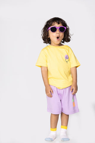 Popsicle T-Shirt in Buttercup Yellow - Unisex