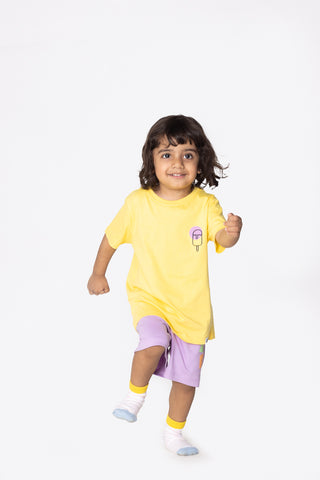 Popsicle T-Shirt in Buttercup Yellow - Unisex
