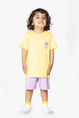 Popsicle T-Shirt in Buttercup Yellow - Unisex