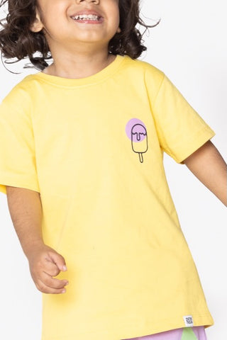 Popsicle T-Shirt in Buttercup Yellow - Unisex