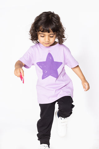 Star T-Shirt in Lavender - Unisex
