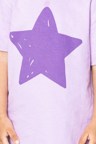 Star T-Shirt in Lavender - Unisex