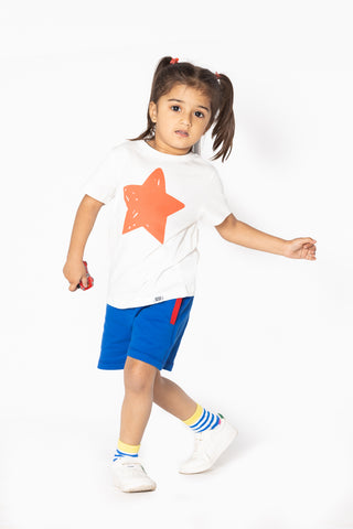 Star T-Shirt in White - Unisex