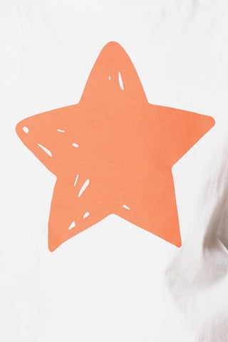 Star T-Shirt in White - Unisex